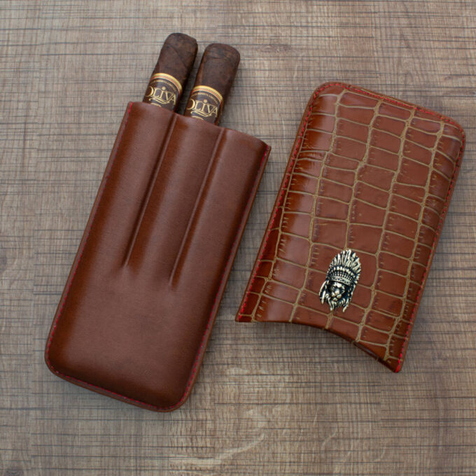 Lubinski Leather Cigar Case