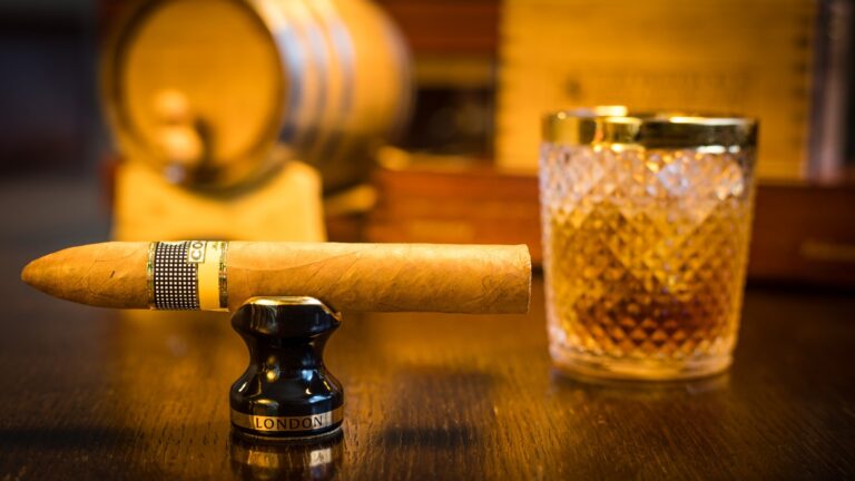 Enjoying a Habano