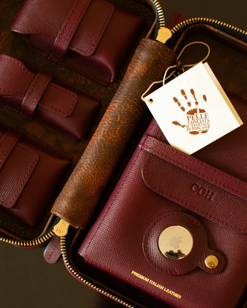 Personalised Cigar Leather Case