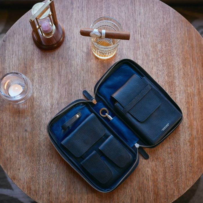 Stylish Leather Cigar Pouch