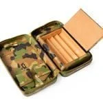 Leather Case Travel Humidor Camouflage Finish