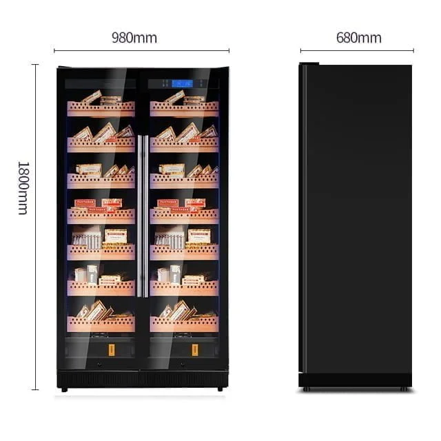 Large Electronic Cabinet Cigar Humidor