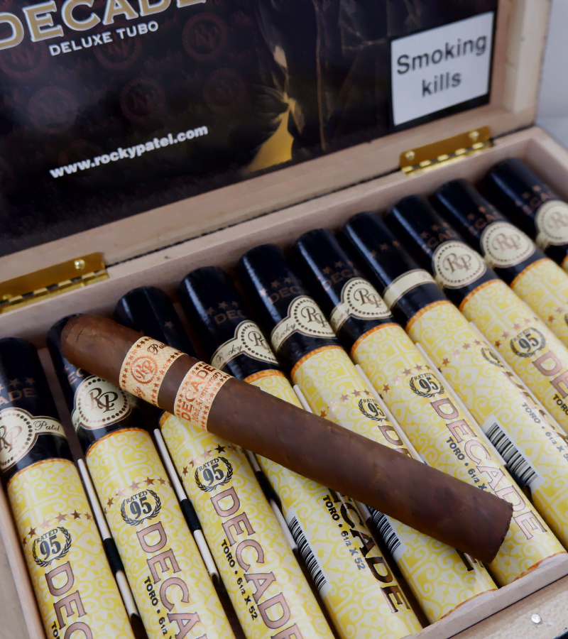Rocky Patel Decade 10th Anniversary Toro Tubos Cigar
