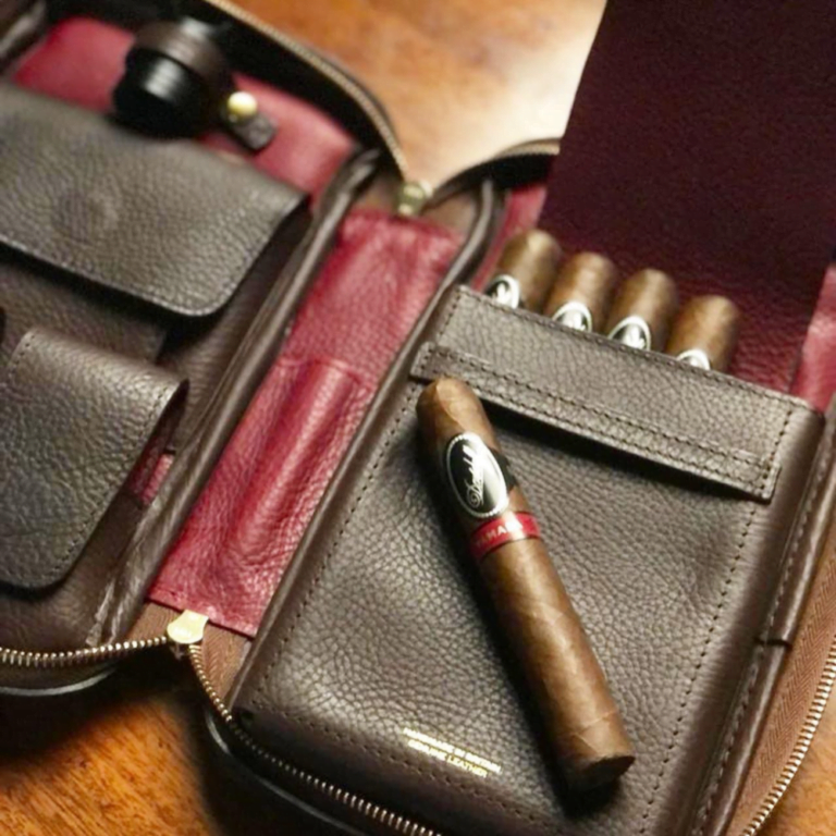 Quality Leather Cigar Case