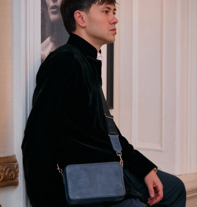 Cigar Case Messenger Bag