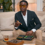 Aficionado appreciating the finest selection in the luxury cigar industry