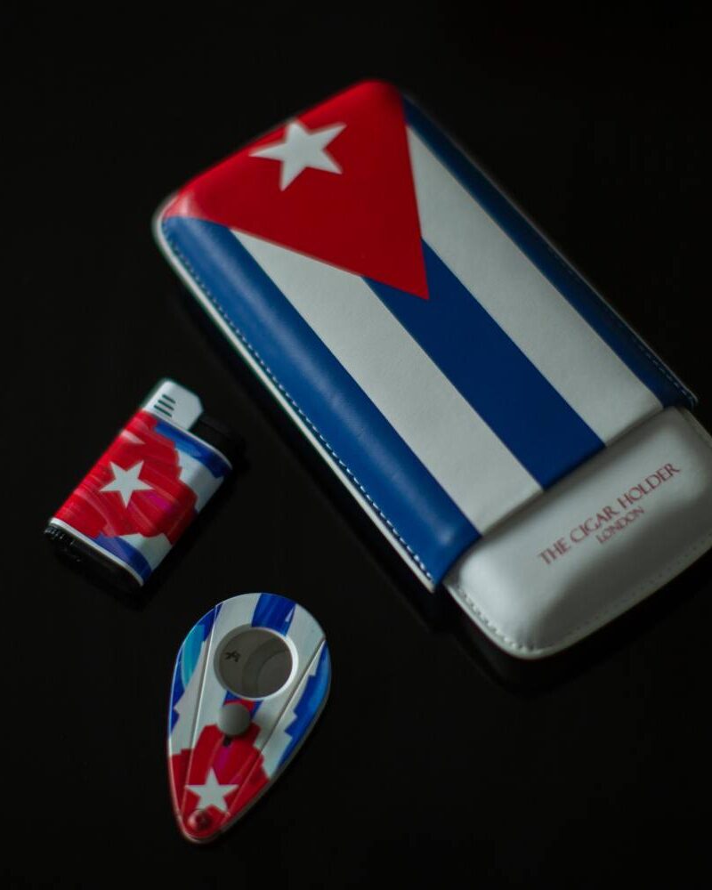Cuban Flag Cigar Gift Set